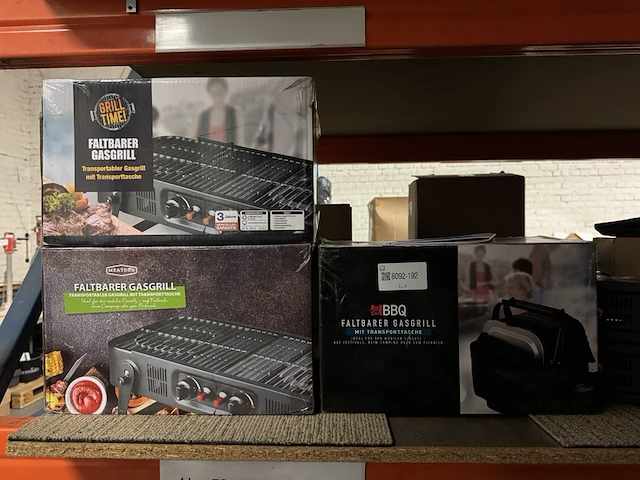 4x barbecue/grill opvouwbaar meateor - afbeelding 2 van  4