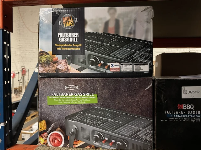 4x barbecue/grill opvouwbaar meateor - afbeelding 3 van  4