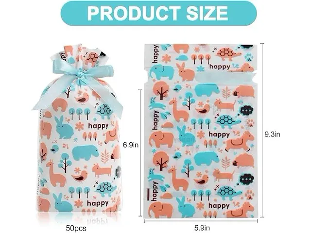 4x beishida 50st goodies bags - afbeelding 2 van  2
