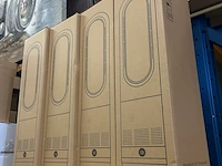 4x bladloze ventilator-kachel warm/koud wit-zilver - afbeelding 3 van  3