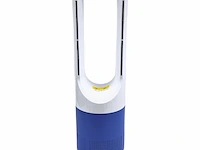 4x bladloze ventilator-kachel, warm/koud, wit/blauw - afbeelding 1 van  2