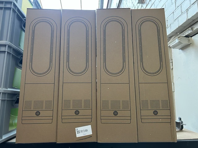 4x bladloze ventilatorkachel warm/koud wit - afbeelding 5 van  6