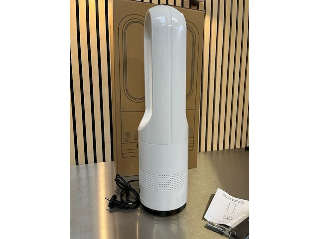 4x bladloze ventilatorkachel warm/koud wit - afbeelding 2 van  6