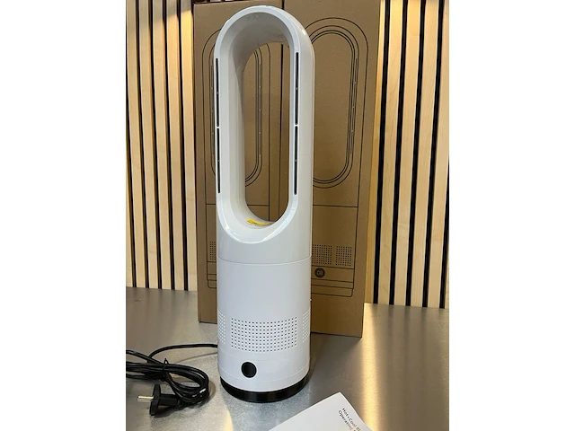 4x bladloze ventilatorkachel warm/koud wit - afbeelding 4 van  6
