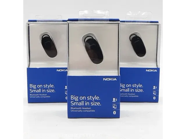4x bluetooth headset nokia, bh-112 - afbeelding 1 van  6