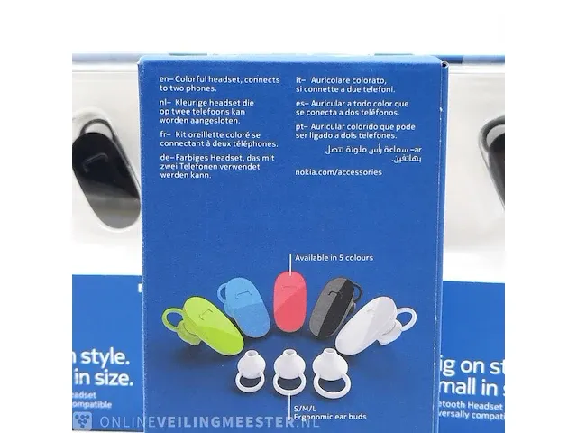 4x bluetooth headset nokia, bh-112 - afbeelding 5 van  6