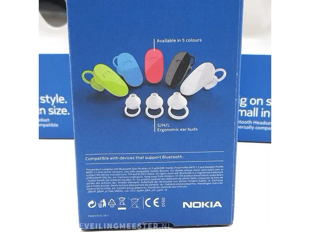 4x bluetooth headset nokia, bh-112 - afbeelding 6 van  6