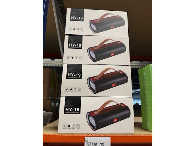 4x bluetooth speaker hear the truth, hy-19 - afbeelding 4 van  4