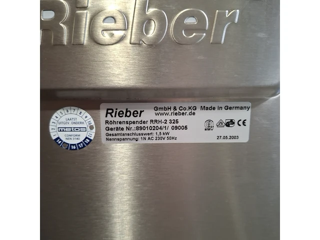 4x bordenwarmer en 5x afvalbak, rieber/swing/josto - afbeelding 4 van  34