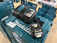 4x bouwgereedschap, 1x 18v accu, 1x lader, m-boxen makita, 2x dhs630zj, 2x dhr242zjv - afbeelding 4 van  4