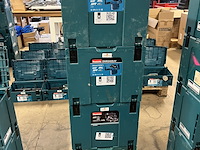 4x bouwgereedschap, 1x 18v accu, 1x lader, m-boxen makita, 2x dhs630zj, 2x dhr242zjv - afbeelding 1 van  4