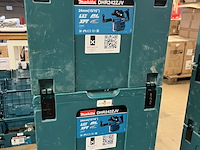 4x bouwgereedschap, 1x 18v accu, 1x lader, m-boxen makita, 2x dhs630zj, 2x dhr242zjv - afbeelding 2 van  4