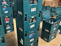 4x bouwgereedschap, 1x 18v accu, 1x lader, m-boxen makita, 2x dhs630zj, 2x dhr242zjv - afbeelding 1 van  4