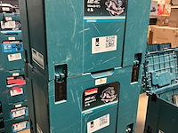4x bouwgereedschap, 1x 18v accu, 1x lader, m-boxen makita, 2x dhs630zj, 2x dhr242zjv - afbeelding 2 van  4