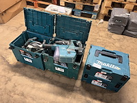 4x bouwgereedschap in m-box (1x decoupeerzaag, 2x cirkelzaag) makita, 2x djv182zj, 2x dhs630zj - afbeelding 6 van  6