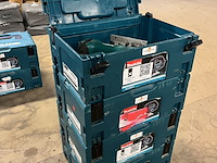 4x bouwgereedschap in m-box (4x decoupeerzaag) makita, djv182zj - afbeelding 1 van  3