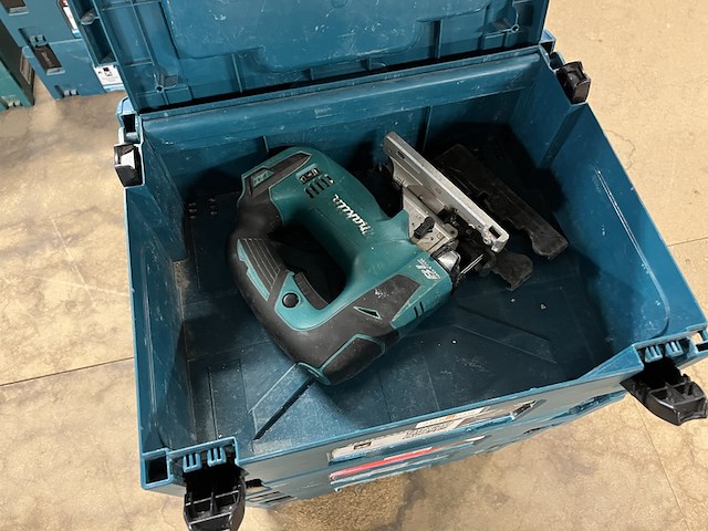 4x bouwgereedschap in m-box (4x decoupeerzaag) makita, djv182zj - afbeelding 3 van  3