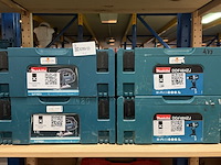 4x bouwgereedschap in m-box (decoupeerzaag, boor-/schroefmachine) makita, djv182zj, ddf484zj - afbeelding 1 van  4
