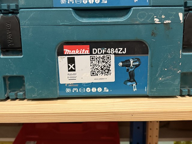 4x bouwgereedschap in m-box (decoupeerzaag, boor-/schroefmachine) makita, djv182zj, ddf484zj - afbeelding 3 van  4