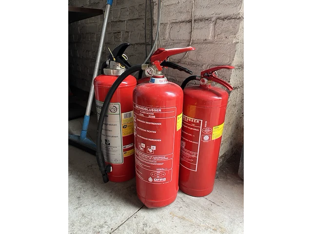 4x brandblusser - afbeelding 1 van  5