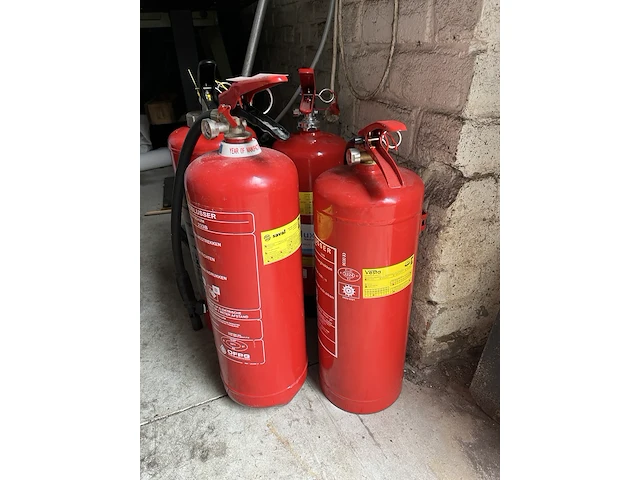 4x brandblusser - afbeelding 4 van  5