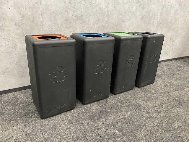 4x brickbin - duurzame sorteerprullenbak 65l - afbeelding 11 van  17