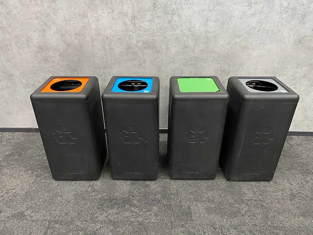 4x brickbin - duurzame sorteerprullenbak 65l - afbeelding 1 van  17