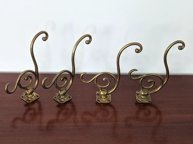 4x brocante kledinghaak - afbeelding 2 van  4
