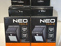 4x buitenverlichting solar, neo tools - afbeelding 1 van  1