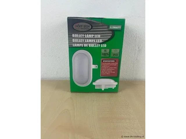 4x bully lamp led wit 5,5watt - afbeelding 1 van  2