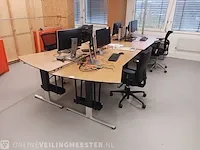 4x bureau opstelling