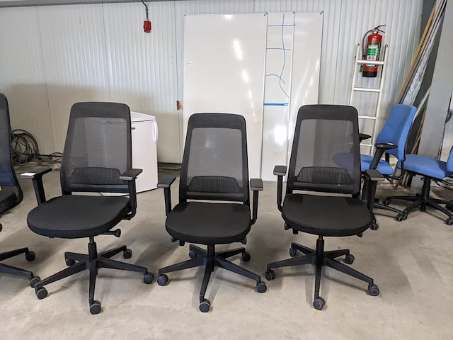 4x bureaustoel - afbeelding 3 van  4
