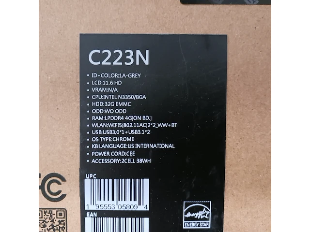 4x chromebook, asus, c223n, grijs - afbeelding 10 van  12