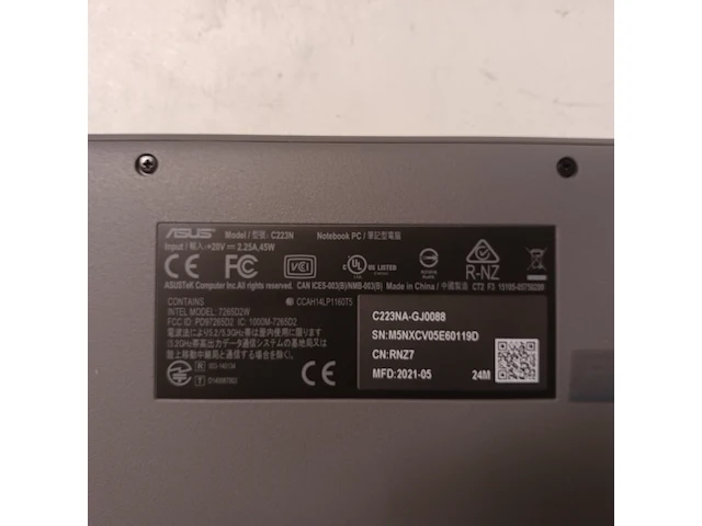 4x chromebook, asus, c223n, grijs - afbeelding 9 van  12