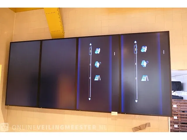 4x d-line monitor philips, 43bdl4511d, bouwjaar 2022 - afbeelding 5 van  6