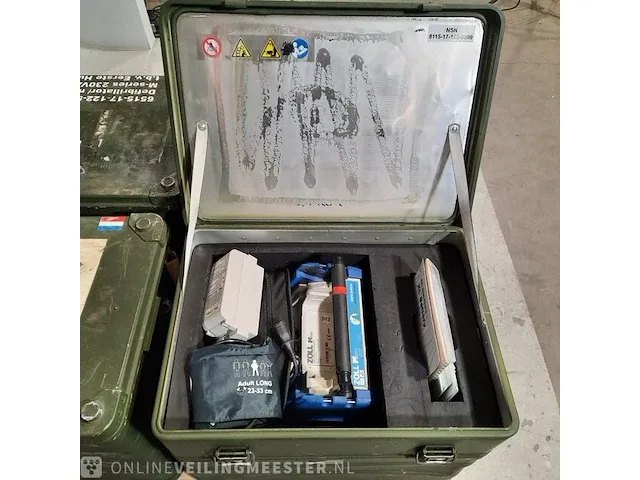 4x defibrilator in transportkist zoll, m-series - afbeelding 3 van  8
