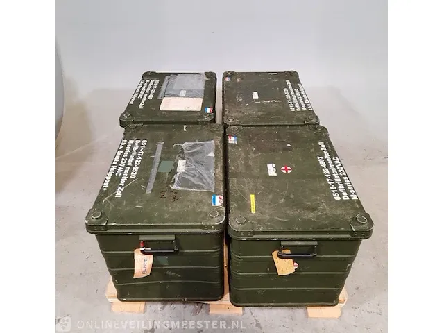4x defibrilator in transportkist zoll, m-series - afbeelding 8 van  8