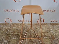 4x design barstoel classicon, design clemens weisshaar, triton stool, copper - afbeelding 2 van  16