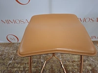 4x design barstoel classicon, design clemens weisshaar, triton stool, copper - afbeelding 3 van  16