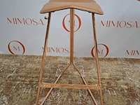 4x design barstoel classicon, design clemens weisshaar, triton stool, copper - afbeelding 4 van  16