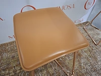 4x design barstoel classicon, design clemens weisshaar, triton stool, copper - afbeelding 5 van  16