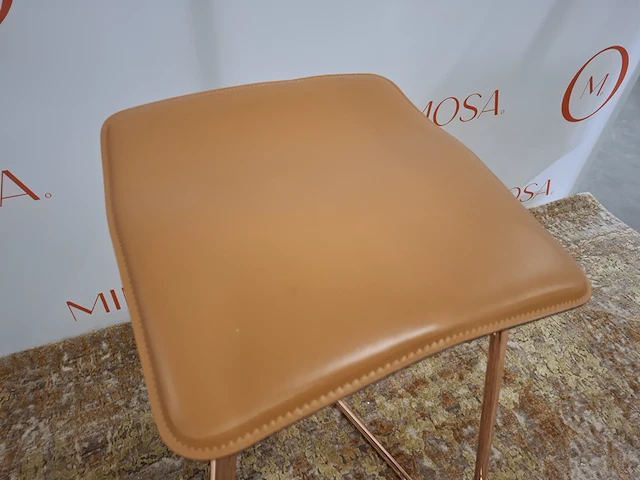 4x design barstoel classicon, design clemens weisshaar, triton stool, copper - afbeelding 7 van  16