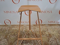 4x design barstoel classicon, design clemens weisshaar, triton stool, copper - afbeelding 11 van  16