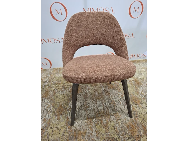 4x design stoel knoll , saarinen executive chair, roze - afbeelding 2 van  16