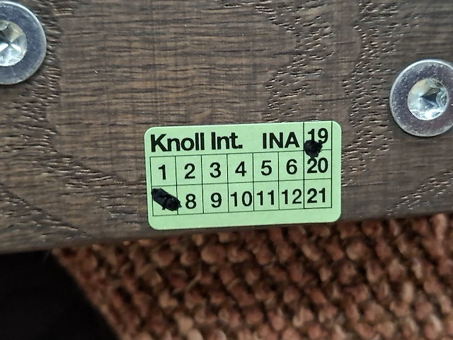 4x design stoel knoll , saarinen executive chair, roze - afbeelding 3 van  16