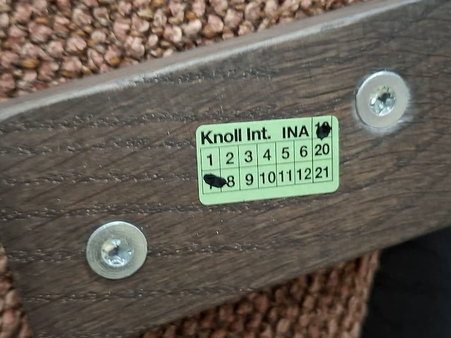 4x design stoel knoll , saarinen executive chair, roze - afbeelding 5 van  16