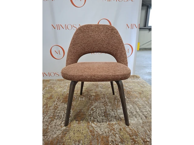 4x design stoel knoll , saarinen executive chair, roze - afbeelding 6 van  16