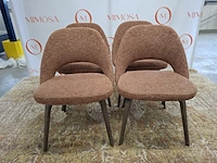 4x design stoel knoll , saarinen executive chair, roze - afbeelding 11 van  16