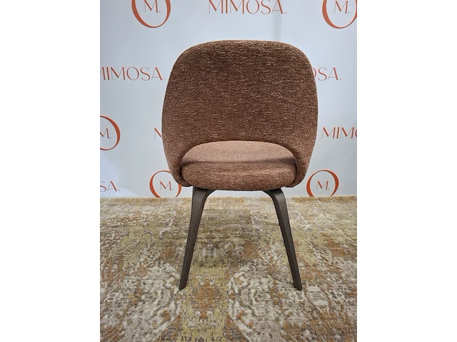 4x design stoel knoll , saarinen executive chair, roze - afbeelding 14 van  16