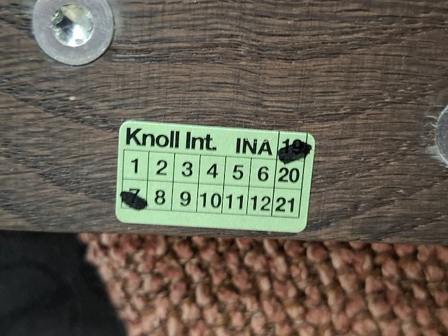 4x design stoel knoll , saarinen executive chair, roze - afbeelding 16 van  16